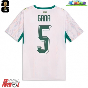Senegal Idrissa Gueye #5 Primera Equipación Mundial 2026 Manga Corta
